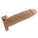 Удлиняющая насадка с вибростимуляцией Pretty Love - Xerxes Vibrating Penis Sleeve Skin, BI-026282Z
