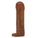 Подовжуюча насадка презерватив Pretty Love - Bunion 1" Brown, BI-026253-1