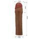 Удлиняющая насадка презерватив Pretty Love - Chane 2" Brown, BI-026254-1