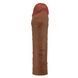 Удлиняющая насадка презерватив Pretty Love - Chane 2" Brown, BI-026254-1