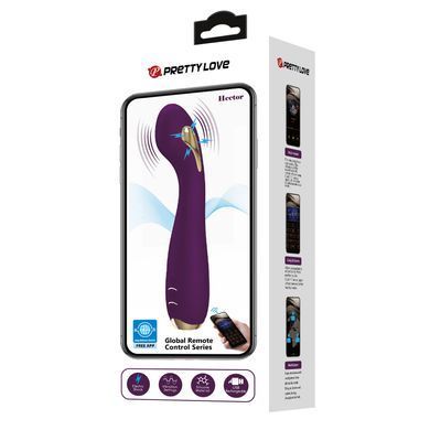 Смарт вибратор Pretty Love - HECTOR G-SPOT VIBRATOR с электростимуляцией, BI-014765HP-1