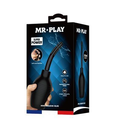 Анальний душ MR PLAY - Anal Douche BLKC (310 ml), QX-003MR-1