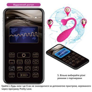 Виброяйцо серии Pretty Love "ABNER" BI-014362HP