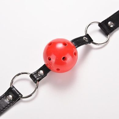 Кляп шар Plastic RED, SKN-KK01