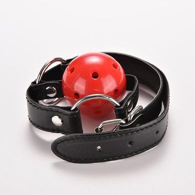 Кляп шар Plastic RED, SKN-KK01