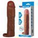 Подовжуюча насадка презерватив Pretty Love - Gerd 3" Brown, BI-026258-1