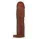 Подовжуюча насадка презерватив Pretty Love - Gerd 3" Brown, BI-026258-1