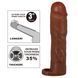 Подовжуюча насадка презерватив Pretty Love - Gerd 3" Brown, BI-026258-1