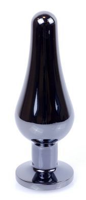 Анальний затор Boss Series - Jewellery Dark Silver BUTT PLUG Purple, BS6400061