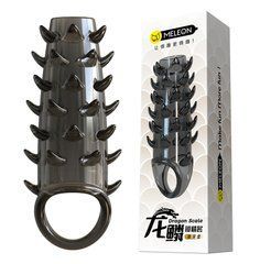 Стимулирующая насадка Meleon - Dragon Scale Ejaculation Control Sleeve, PS-02