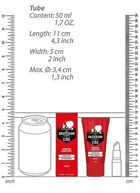 Вагинальный гель на водной основе с пролонгирующим эффектом Original CBD from Amsterdam - Numbing Lubricantl, 50 ml