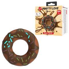 Эрекционное кольцо Crazy Bull - Choco Super Donut Silicone Cock Ring, BI-210344
