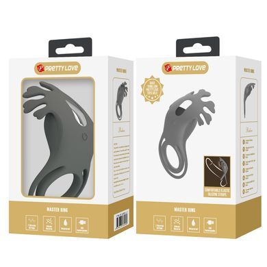 Эрекционное кольцо Pretty Love - Master ring, 7 vibration functions, BI-210311-2