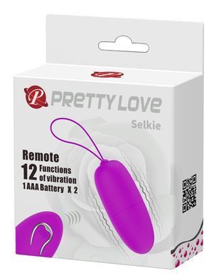 Виброяйцо с пультом ду Pretty Love - SELKIE, BI-014865W