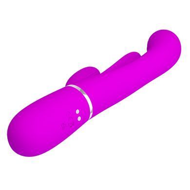 Вибратор с стимулятором клитора PRETTY LOVE - Shonia Purple 3 in 1, BW-500041