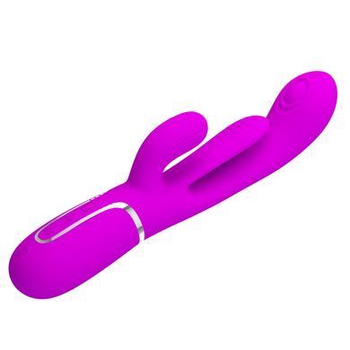 Вибратор с стимулятором клитора PRETTY LOVE - Shonia Purple 3 in 1, BW-500041