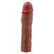 Удлиняющая насадка презерватив Pretty Love - Stevenson 8.1" Brown, BI-026268-1