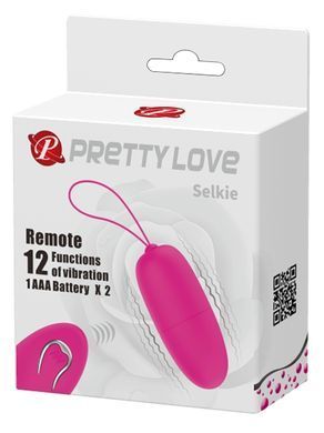 Виброяйцо с пультом ду Pretty Love - SELKIE, BI-014865W-1