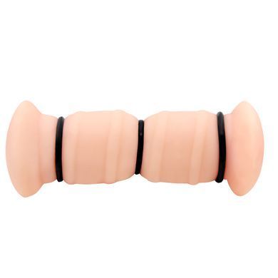 Мастурбатор-Вагіна з двома входами і вібрацією CRAZY BULL-EMMA Double Vagina, BM - 009148ZH