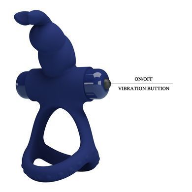Эрекционное кольцо Pretty Love - Powerful ring, 10 vibration functions, BI-210321