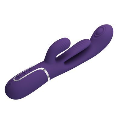 Вибратор с стимулятором клитора PRETTY LOVE - Shonia Dark Purple 3 in 1, BW-500041-2
