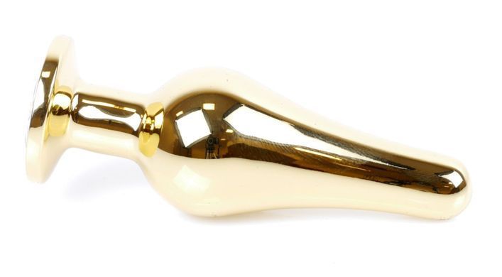 Анальная пробка Boss Series - Jewellery Gold BUTT PLUG Red, BS6400064