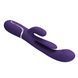 Вибратор с стимулятором клитора PRETTY LOVE - Shonia Dark Purple 3 in 1, BW-500041-2