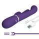 Вибратор с стимулятором клитора PRETTY LOVE - Shonia Dark Purple 3 in 1, BW-500041-2