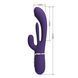 Вибратор с стимулятором клитора PRETTY LOVE - Shonia Dark Purple 3 in 1, BW-500041-2