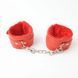 Наручники з хутром SKN-C083, RED