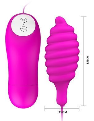 Виброяйцо BAILE - PLEASURE SHEL 12 vibration functions, BI-0141512
