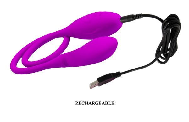 Гибкий вибростимулятор унисекс PRETTY LOVE - Snaky Vibe, BI-014327-3