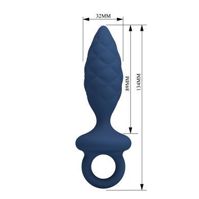 Анальная пробка MR.PLAY - Butt Plug with Loop Size M, BI-040215-MR
