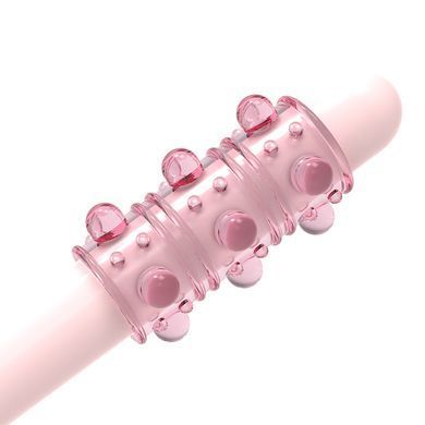 Стимулирующая насадка Meleon - Beaded Rings (Assorted Colors), PS-35