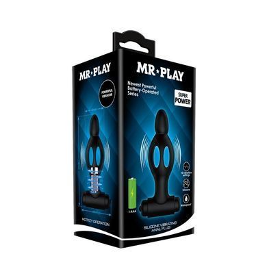 Анальний стимулятор з вібрацією MR PLAY, BI-210214-MR