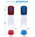 Автоматическая вакуумная помпа с зарядкой от USB и LCD дисплеем CANWIN Passion Pump Men Blue - P648AU