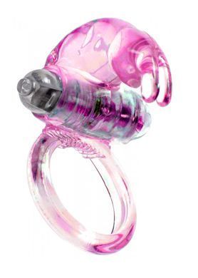 Ерекційне вібро кільце BOSS Rabbit Vibro Cock Ring Pink, BS6700047