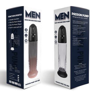 Автоматична вакуумна помпа із зарядкою від USB CANWIN Passion Pump Men - P668AU
