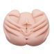 Мастурбатор с двойной вибрацией и двумя входами Crazy Bull - Realistic Vagina and Anal, BM-009022Z-1