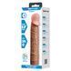 Удлиняющая насадка презерватив Pretty Love - Chelsea 8,9" Brown, BI-026272-1