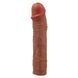 Удлиняющая насадка презерватив Pretty Love - Chelsea 8,9" Brown, BI-026272-1