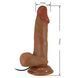Вібратор&nbsp;на&nbsp;присоску BAILE - Beautiful Zebulon Vibration 7.6" Brown, BW-008108ZR-1