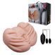 Мастурбатор с двойной вибрацией и двумя входами Crazy Bull - Realistic Vagina and Anal, BM-009022Z-1