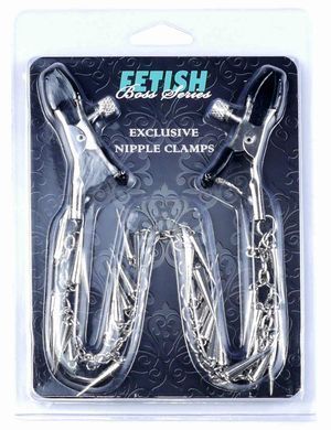 Зажимы для сосков Fetish Boss Series - №10 Exclusive Nipple Clamps, BS6100018
