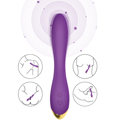 Вібромасажер для точки G Boys of Toys - Flamingo Purple, BS5200008-1
