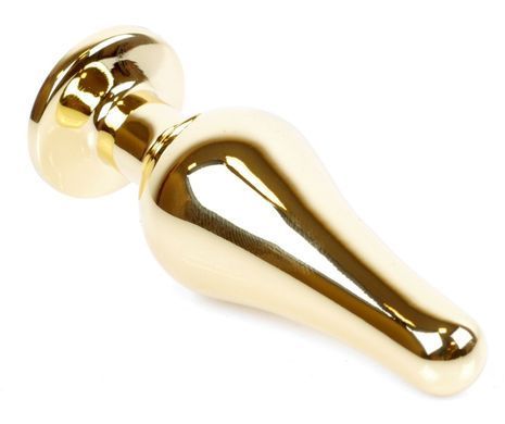 Анальний затор Boss Series - Jewellery Gold BUTT PLUG Dark Blue, BS6400068