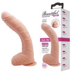 Фаллоимитатор на присоске Baile Beautiful ALEX 10.6'' Flesh, BW-008037NR
