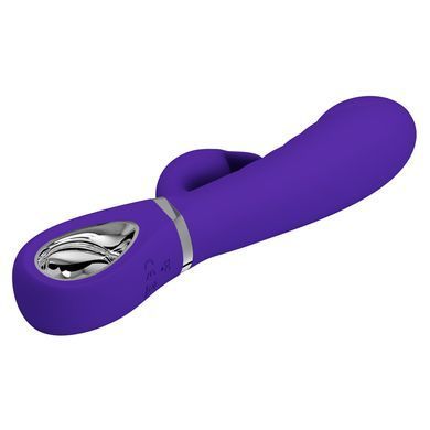 УЦІНКА - Ребристий вібратор Pretty Love - Prescott Purple, DIS-BI-014635-3