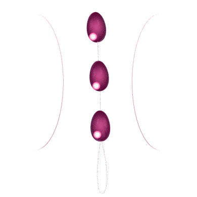 Анальные шарики BAILE - SEXUAL BALLS, BI-014036-3