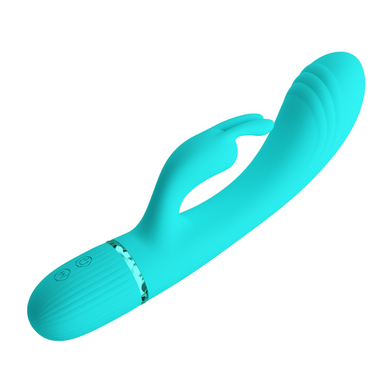 Вібромасажер для стимуляції точки G та клітора Pretty Love - Gcocco Light green, BW-500060-1